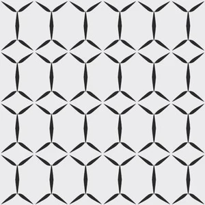 Wallpaper Designer Fusion Retro Modern Black Geometric on White - Picture 1 of 1