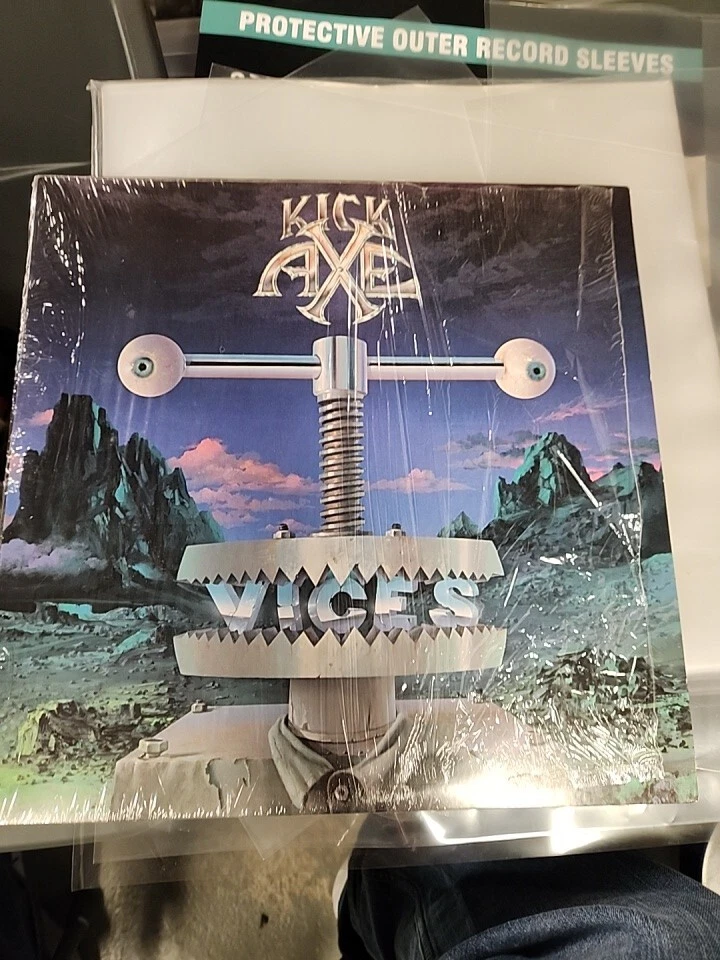 Kick Axe Vices 1984 LP Vintage Vinyl Record Rock Album Pasha BFZ 39297 Scratch - Image 1 of 1