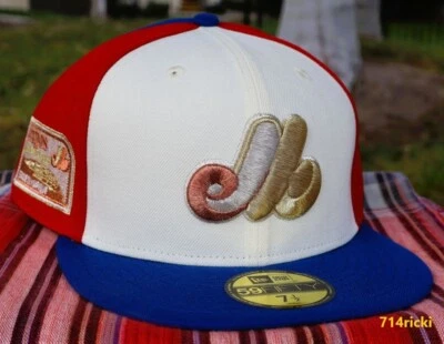 Montreal Expos Olympic Stadium Stade Olympique Hat Fitted MLB New Era 59FIFTY - Image 1 of 4