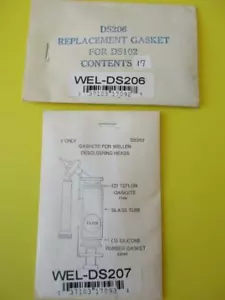 (15 pezzi) WELLER DS207 Kit guarnizioni in teflon gomma strumento dissaldamento ferro - Foto 1 di 3