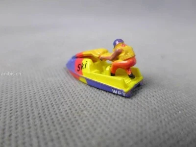 Micro Machines 1991 Jet Ski, Purple Pink & Yellow, Galoob - Bild 1 von 4