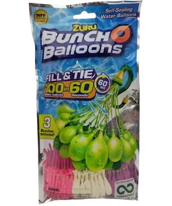 100 Wasserballons Zuru Bunch O Ballons 3 verschiedene Farben 1 Paket - Bild 1 von 13
