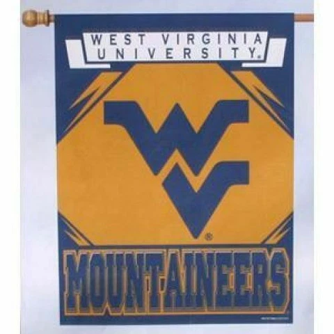 West Virginia Mountaineers Vertical Banner  27" x 37" Cover