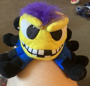 Vintage 1997 Meanies Series 1 Otis the Octopunk Plush Beanie New w/ Tag - Picture 1 of 2