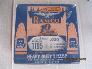 Anillos de pistón talla .020 1942 - Dodge Plymouth 1959 y 1935 - 1950 Oliver Tractor - Imagen 1 de 2