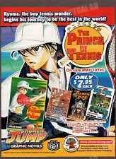 The Prince of Tennis Shonen Jump Viz Manga Trade Print Magazine Advertisement 