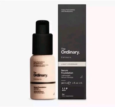 The Ordinary Light Coverage Serum Foundation SPF15 # 1.1P Fair Pink Undertones