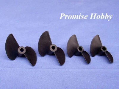 Nylon Propeller Prop 27mm 30mm 32mm 35mm P1.4 for 3mm Shaft Cable RC Model Boat - Image 1 of 3