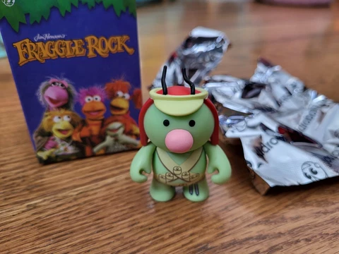 Kidrobot x Fraggle Rock Cotterpin Doozer Figure 3/24 Open Box Mini Collectible Cover