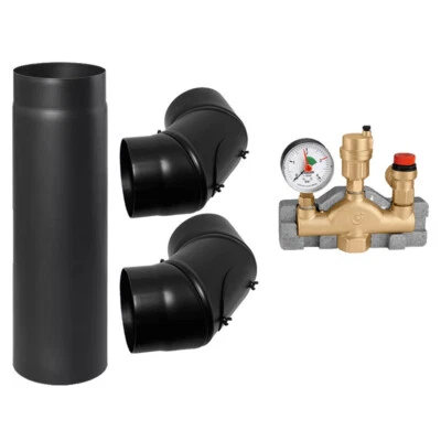 BULG Anschluss-Set für Kohlekessel / Pelletkessel ohne Holzfach