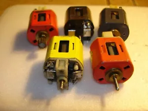 Vintage lot of 5 36D 12V motors need brushes. - Picture 1 of 3