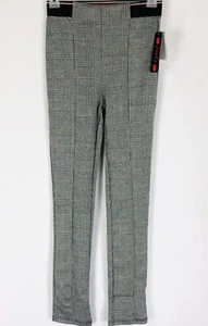 Poof New York Jr Leggings Size S Elastic Waistband Houndstooth Pattern Pants - Picture 1 of 6