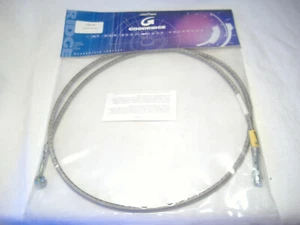 60" Brake Line Custom Chopper Braided Goodridge Harley Davidson Motorcycle 3/8" - Picture 1 of 4
