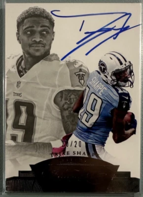 TAJAE SHARPE 2016 Panini Flawless Rookie Signatures Silver Autograph RC 20/20 - Image 1 of 2