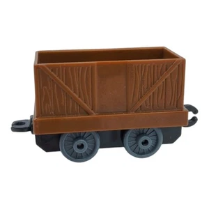 Thomas & Friends Cargo Open Box Car Trailer Brown Train Engine 2013 Mattel - Picture 1 of 8