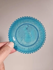 Pairpoint Cup Plate Jimmy Skunk in BLUE - Picture 1 of 4