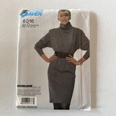 Super Saver Simplity Pattern 8316 Missess Easy-to-sew DRESS Size 12-16 Uncut FF - Image 1 of 4