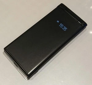 KYOCERA 701KC Black DIGNO KEITAI 2 Android Flip Phone Black SIM Unlocked Japan - Picture 1 of 3