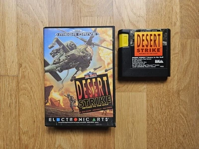 SEGA MEGA DRIVE DESERT STRIKE USED GOOD CONDITION PAL GENESIS - Image 1 of 4