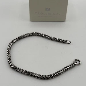 Authentic Trollbeads 7.1” Sterling Silver Bracelet New - Picture 1 of 3