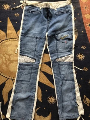 Pantalones de bondage Pepe Jeans marca vintage diseño raro años 2000 unisex Foto 1 de 4