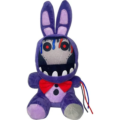 FNAF Withered Bonnie Plush 11" – Boneca coelho roxo violação de segurança – Nova com etiqueta - Imagem 1 de 4