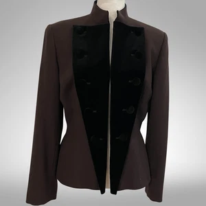 VTG Dior Blazer 8 Wool Velvet Prêt-à-Porter Rhythm Nation Janet USA RARE - Picture 1 of 19