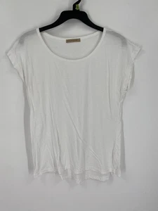 Damen T-Shirt weiß Flügelärmel Relaxed Gr. L - Bild 1 von 3