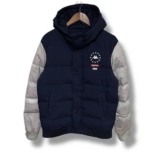 Kappa Men's Down Puffer Zip Up Hooded Jacket Size XXL 23 x 28 - Picture 1 of 7