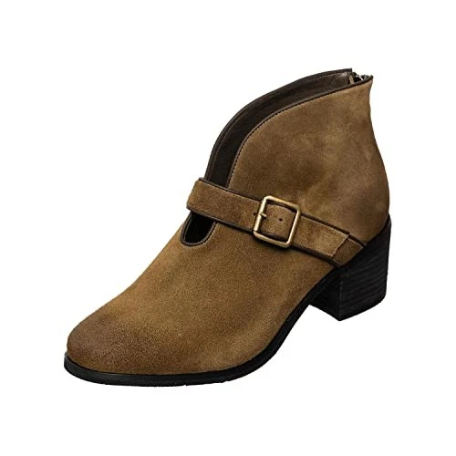 Antelope Women's Chelly 40 Olive Suede Heel Boots - Image 1 of 1