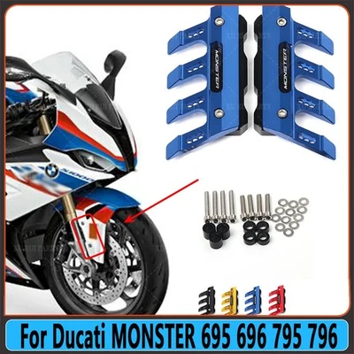 For Ducati MONSTER 695 696 795 796 Front Fender Frame Sliders Crash Protector Foto 1 de 4