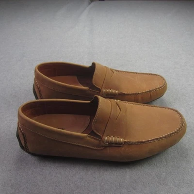 Johnston Murphy Penny Loafers 9M Tan Sheepskin Leather Classic Slip On - Image 1 of 4
