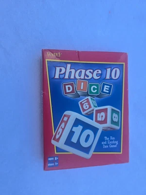 Phase 10 Dice Game Fundex 10 Dice and Score Pad 1993 ( New ) - Image 1 of 2