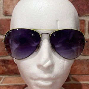 Pre-Owned Michael Kors Kennedy M2056S 329 Neon Green/Silver Aviator Sunglasses - Picture 1 of 8