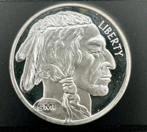 1 oz Buffalo Silver Round .999 Fine Silver - Imagen 1 de 2
