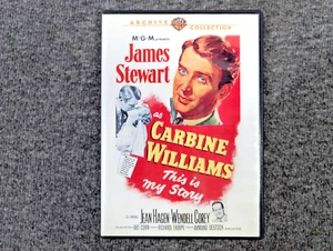 Carbine Williams DVD, Jimmy Stewart, Jean Hagen, Warner Archive Collection - Picture 1 of 3