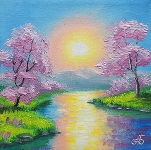 Ukrainian Artist Landscape Original Oil Painting Wall Art Home Decor Gift Spring - Picture 1 of 24
