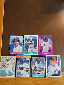 JIM RICE - **Lot of 7 All Different** - Red Sox - (All NRMT-MINT) - Picture 1 of 1