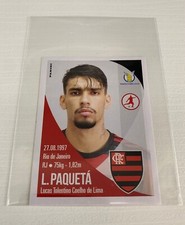 2018 Panini Campeonato Brasileiro Sticker Lucas Paqueta True Rookie Flamengo RC