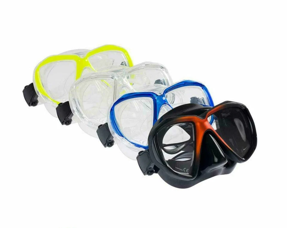 Adult Scuba Diving Snorkelling Dive Mask pro Silicone Typhoon EON + Box - Image 1 of 1