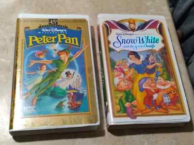 Peter Pan 45th Anniversary Limited Edition & Snow White and the Seven Dwarfs VHS - Image 1 of 3