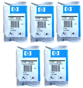 5x Originale HP 348 Inchiostro Cartuccia C9369EE Deskjet D 4145 4155 4160 4260 - Bild 1 von 1