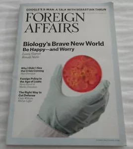 Foreign Affairs Magazine November December 2013 Biology Alan Greenspan FREE SHIP - Foto 1 di 2