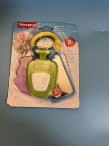 Fisher-Price Teething Toy Hit The Road Activity Keys, Take-Along Baby Rattle - Picture 1 of 3