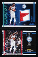 2016-17 Panini Studio Gamers Teal /15 Joel Embiid #12