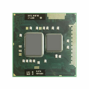 Intel Core i7-640M CPU Dual-Core 4M 2.8 GHz SLBTN Socket G1 Laptop Processor