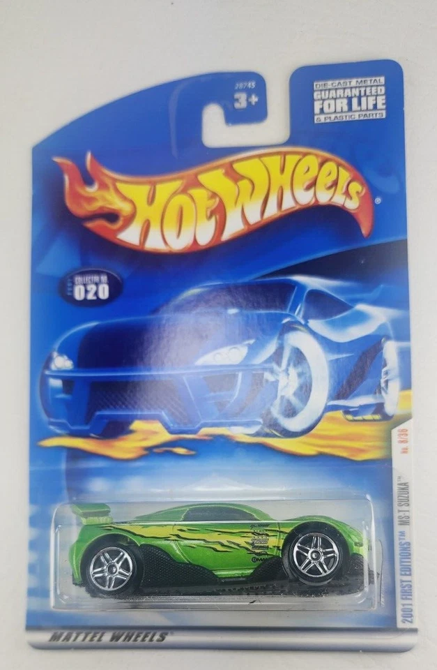 2001 Hot Wheels #20 First Editions 8/36 MS-T SUZUKA Green w/PR5 Spoke Wheels - Image 1 of 4