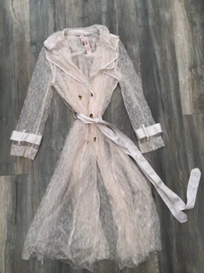 Victoria Secret Rosa Encaje Vestido Kimono Talla xs/s Mujer Encaje Sexy Vintage Rosa - Imagen 1 de 8