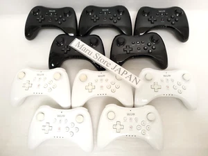 Lot of 10 Nintendo Wii U Pro Controller Classic White Black Remote WUP-005 Japan - Picture 1 of 11