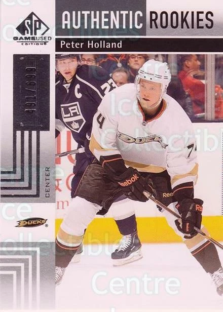2011-12 SP Game Used #177 Peter Holland - Image 1 of 1